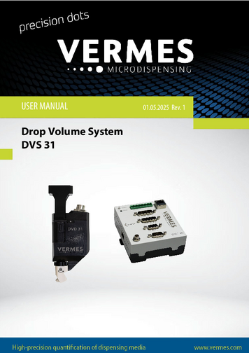 User Manual DVS 31